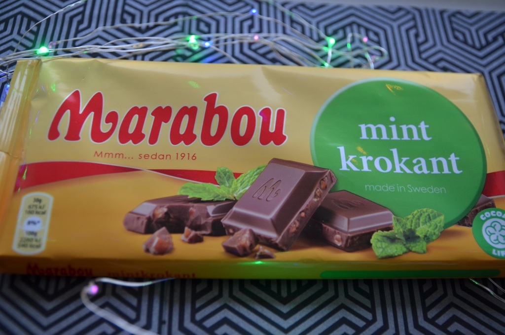 Czekolada MARABOU Mint Krokant 200G !