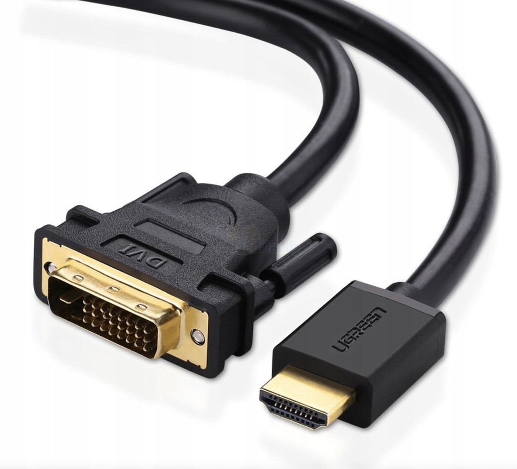 Купить КАБЕЛЬ UGREEN DVI-D 24+1 PIN (M) - HDMI (M) 1,5M: отзывы, фото и ...