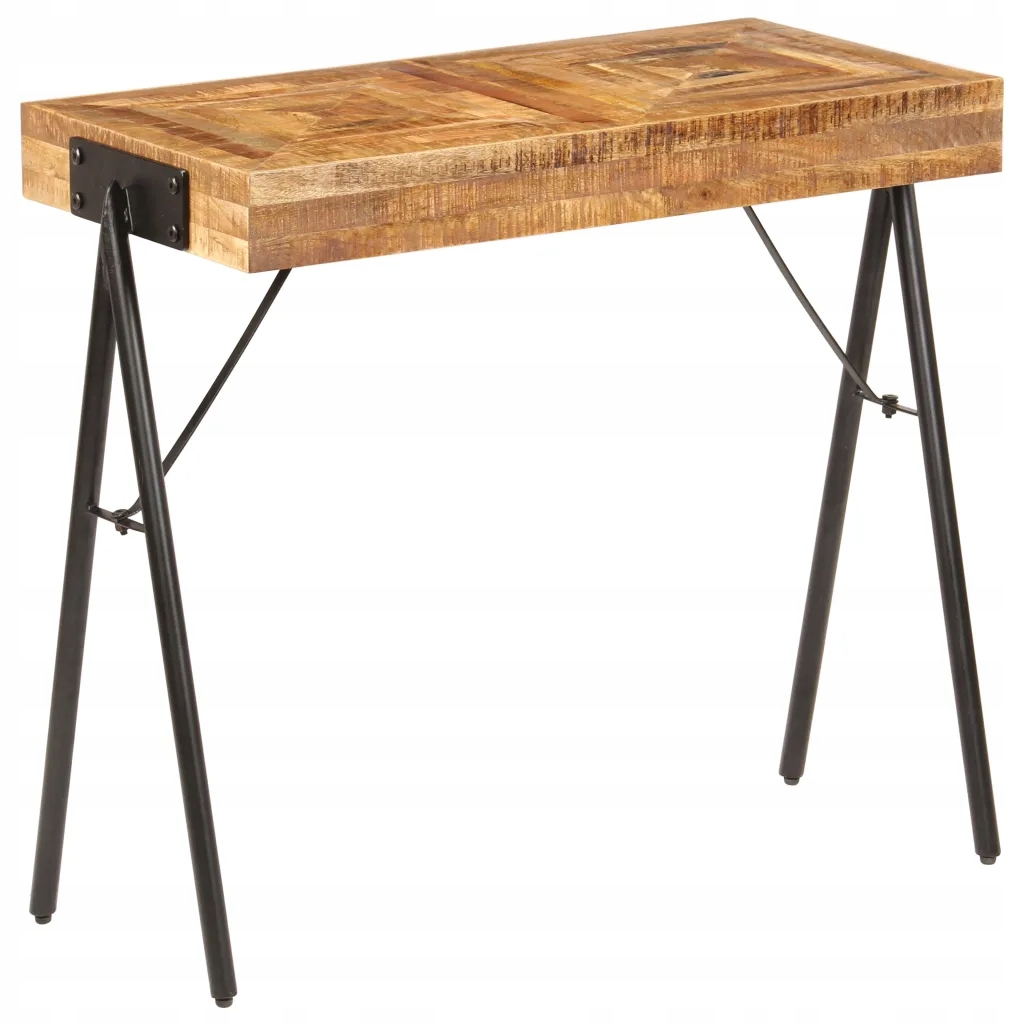 vidaXL Stolik typu konsola z litego drewna mango, 80 x 40 x 75 cm