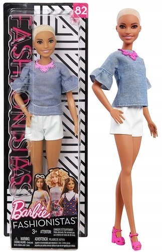 MODNA LALKA BARBIE FASHIONISTAS 82 MATTEL 29 CM 9923122714 oficjalne archiwum Allegro