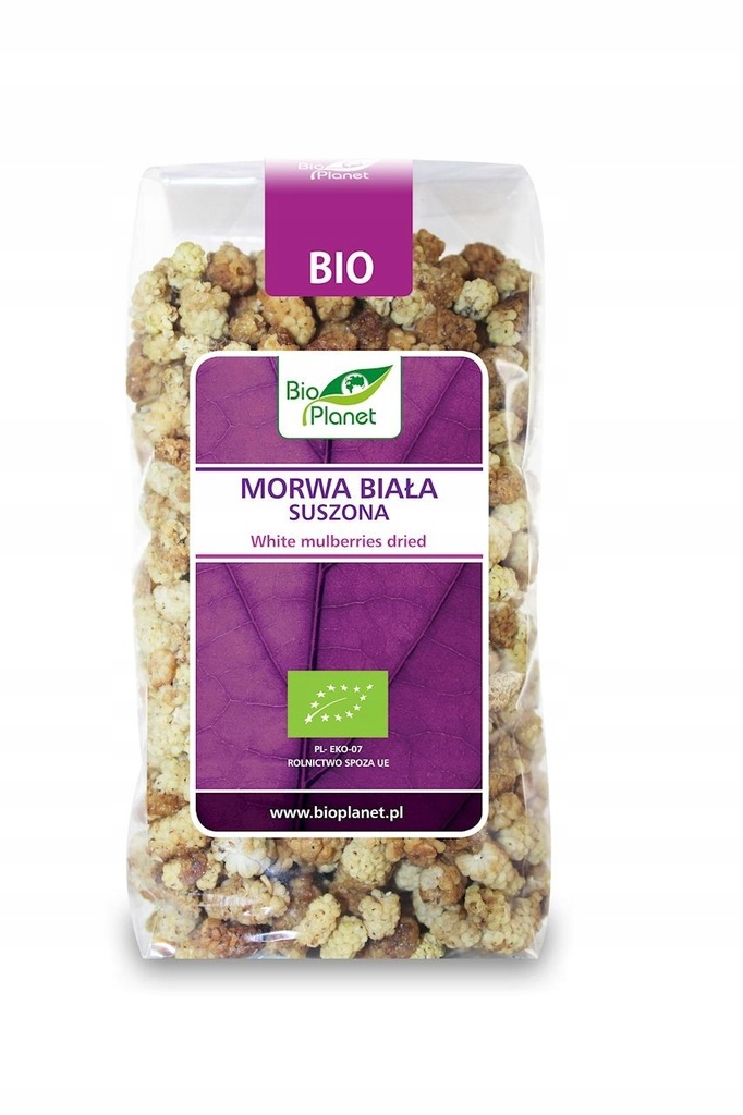 BIO PLANET Morwa biała owoc BIO 250g BIO PLANET