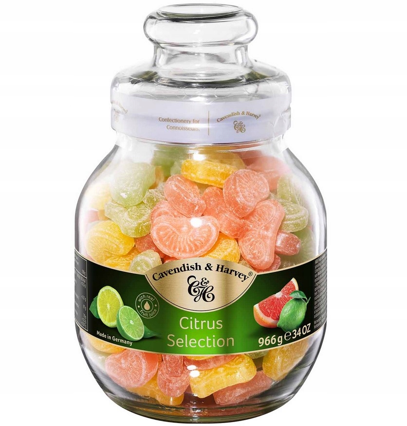 Cukierki Landrynki Cavendish & Harvey Mix Owocowe Citrus Selection 966g DE