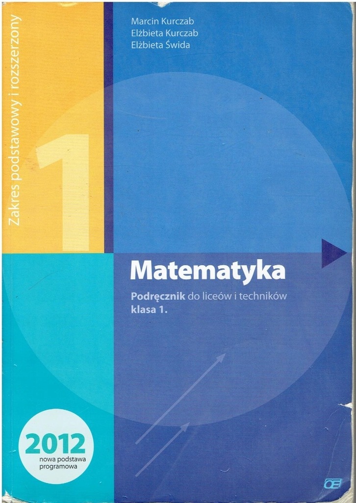 MATEMATYKA 1 PODRĘCZNIK ZP+ZR OE PAZDRO