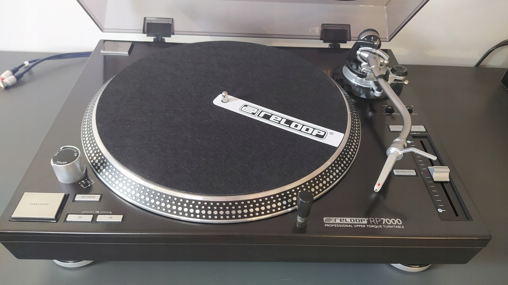 RELOOP RP-7000 MKII GRAMOFON + POKRYWA + IGŁA