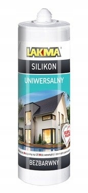 Silikon uniwersalny Lakma biały 150ml