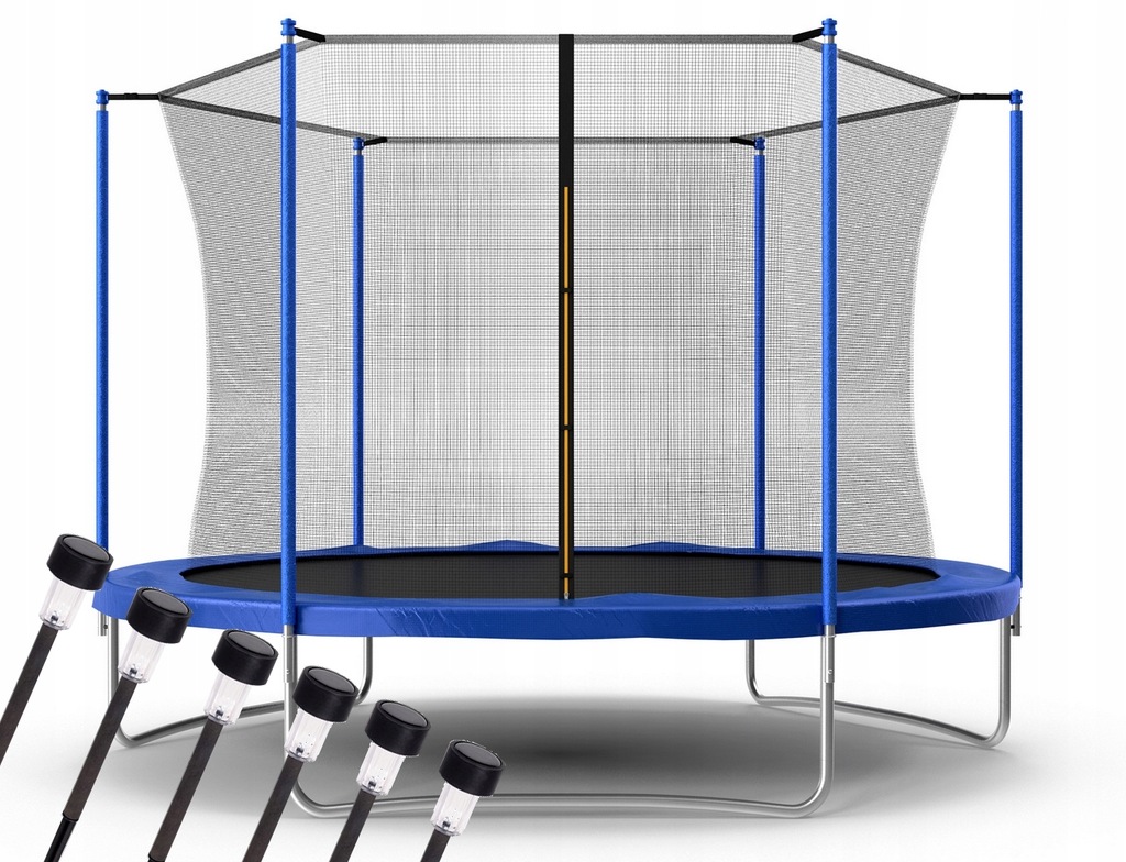 TRAMPOLINA 252CM 2,52M siatka siatką JUMI + GRATIS