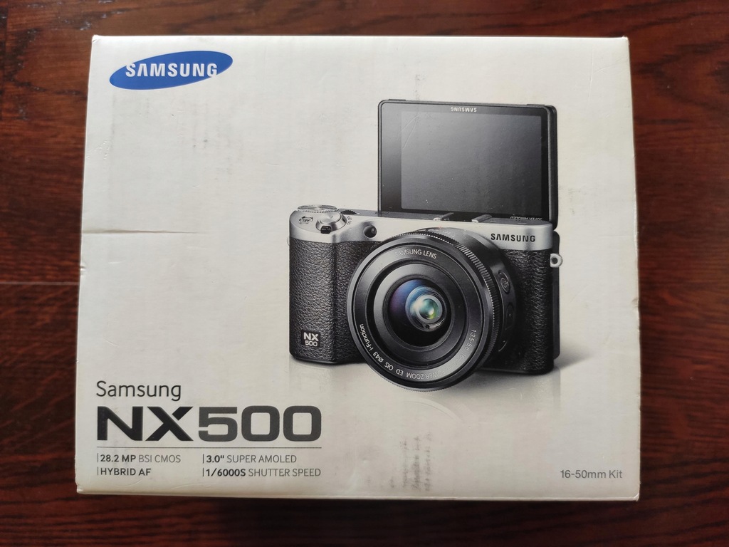 SAMSUNG NX500 + obiektyw 16-50 mm kit jak nowy