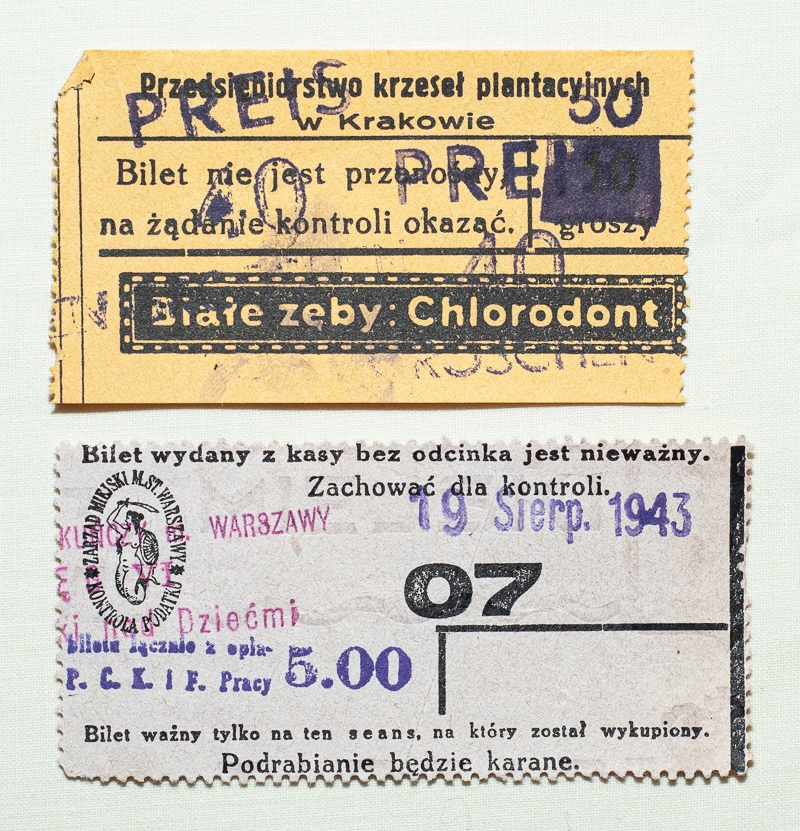 Stare bilety Warszawa Kraków