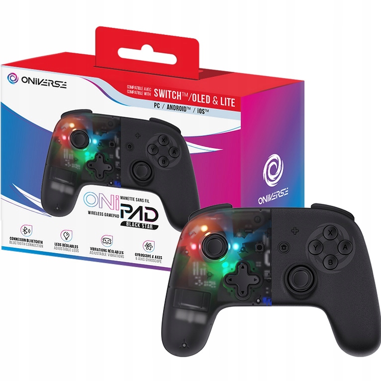 Kontroler gamingowy do PC, Nintendo Switch, na Androida iOS, Oniverse