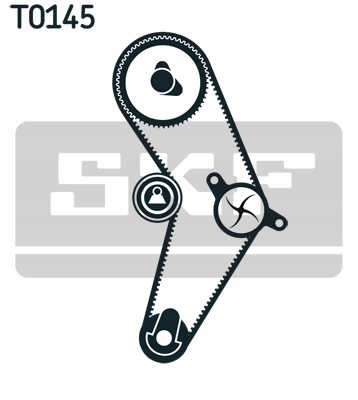 ROZRZĄD Z POMPĄ SKF VKMC 02204-3 VKMC022043