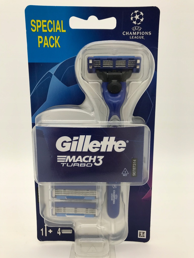 MASZYNKA GILLETTE MACH 3 TURBO (1+4) 31627