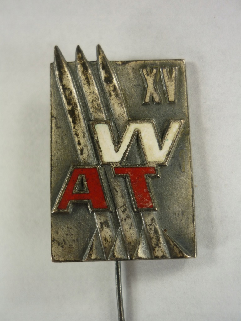 Odznaka - Wojskowa Akademia Techniczna - WAT - XV lat - PRL