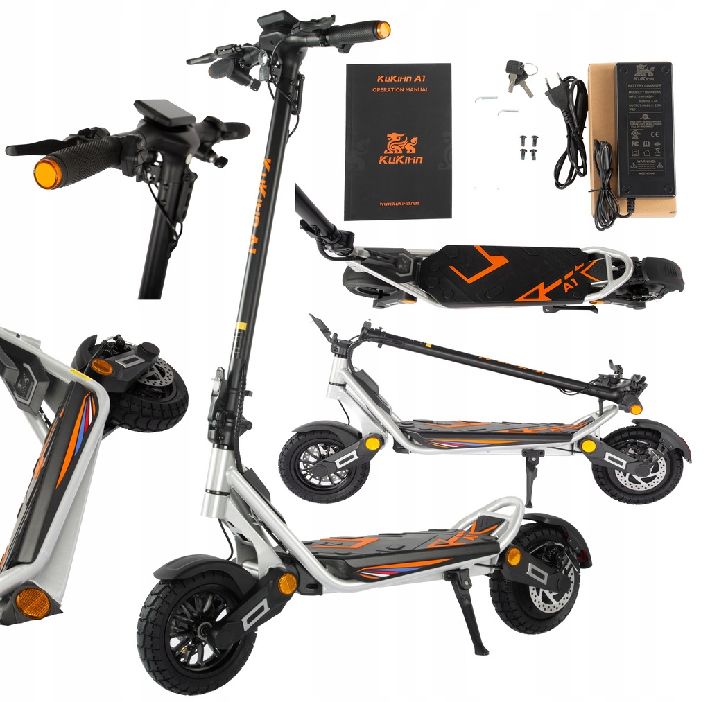 Pojazd Elektryczny Składany Damski/Męski Kukirin A1 1000W 48V 45KM 45KM/H