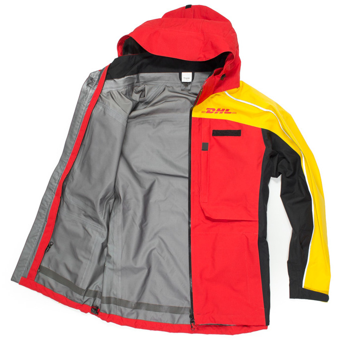 DHL KURTKA GORE-TEX DESZCZ KURIER SKORUPA L