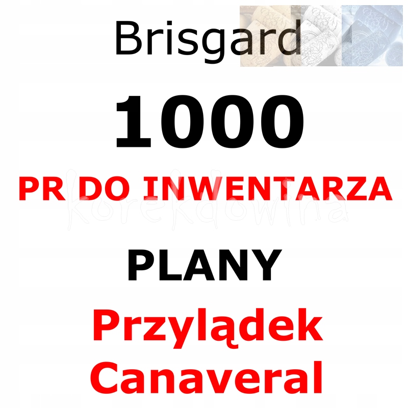 B 1000PR + PLANY PRZYLĄDEK CANAVERAL Brisgard