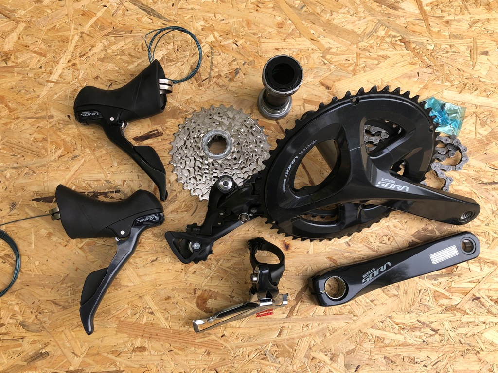 シマノshimano Sora 2*9 Amazon | Shimano Sora r3000 9-speed 34 / 50t 165 mm Crankset
