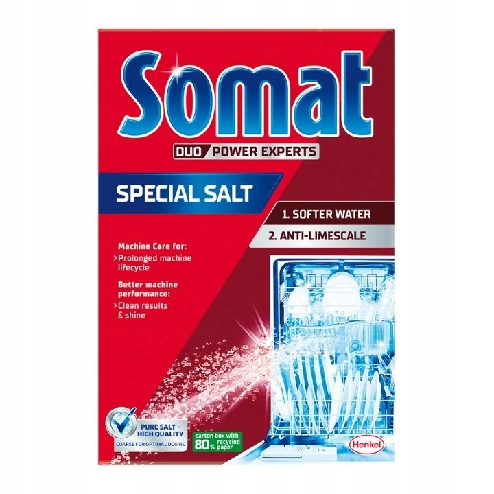 Sól do zmywarki SOMAT gruboziarnista 1,5kg