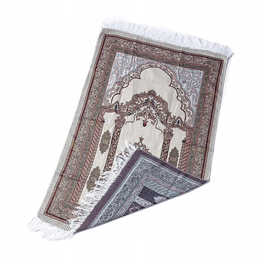 Janamaz Prayer Rug Mat Fold Carpet Pad