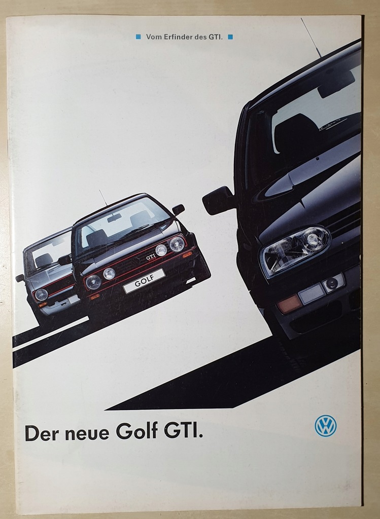 Prospekt Volkswagen Golf GTI - 1991 r.