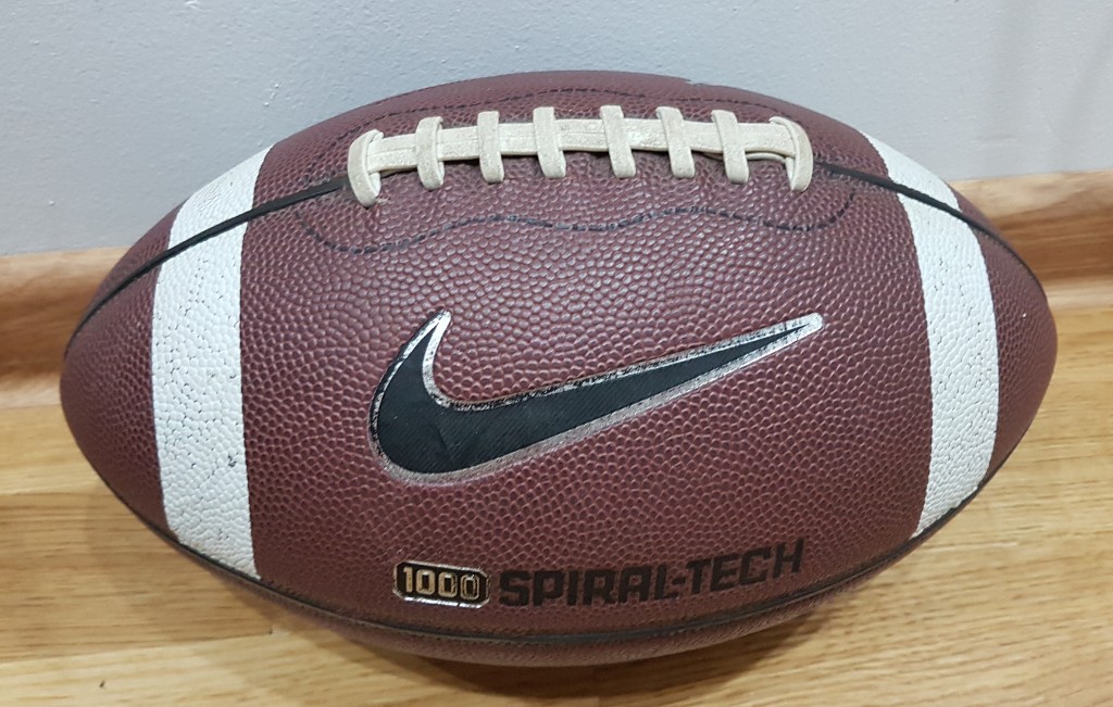 nike spiral tech football