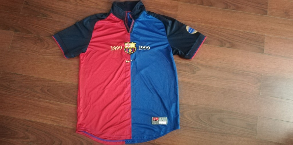 FC Barcelona 1899-1999 Nike ポロシャツ NIKE FC BARCELONA 1899-1999 FOOTBALL JERSEY M - 12416520166