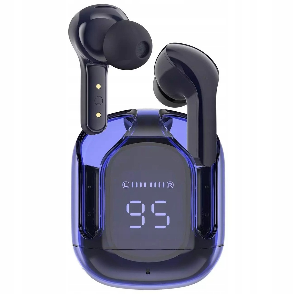 Acefast dokanałowe słuchawki bezprzewodowe TWS Bluetooth niebieski (T6 sapp