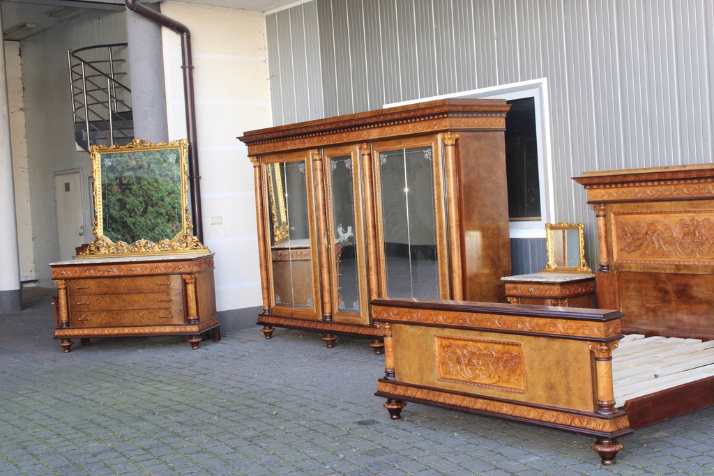 PIĘKNA WŁOSKA SYPIALNIA EMPIRE