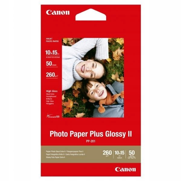 Canon Photo Paper Plus Glossy, PP-201 4x6, foto papier, połysk, 2311B003, b