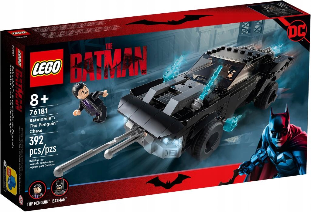OUTLET LEGO Batman Batmobil pościg za Pingwinem 76181 USZKODZONE OPAKOWANIE