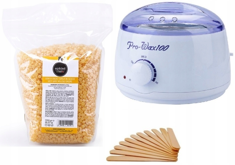 Podgrzewacz wosku Pro-WAX +WOSK 1kg +Patyczki