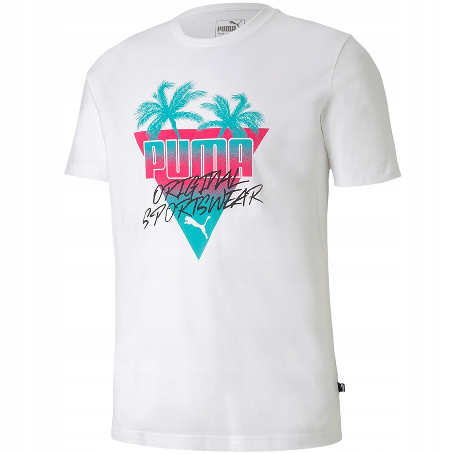 Koszulka męska Puma Summer Palms Graphic Tee L!