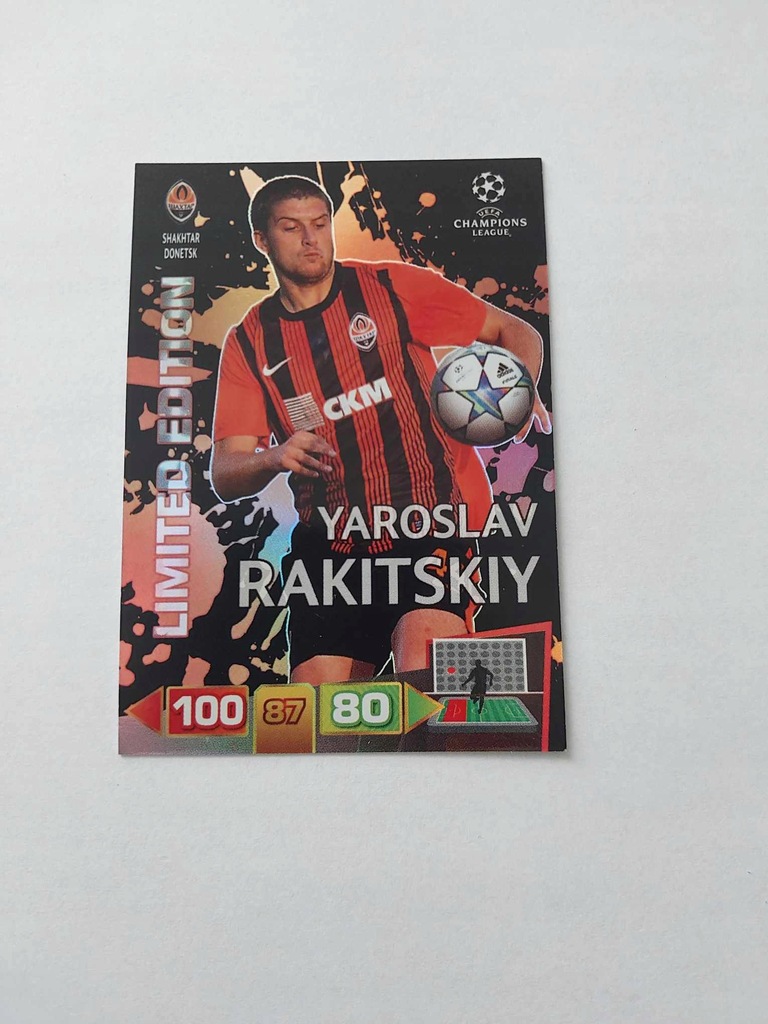 Yaroslav Rakitskiy Limited LE41 Panini UEFA Champions League 2011 2012