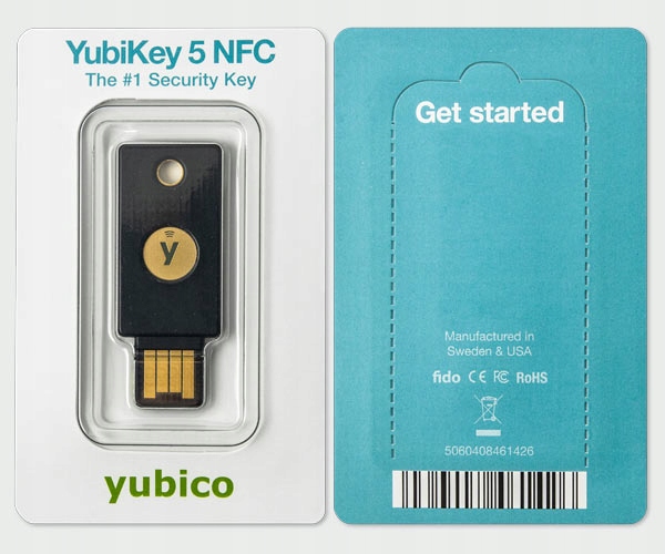 Купить Yubico Yubikey 5C NFC USB-ключ безопасности: отзывы, фото, характеристики в интерне-магазине Aredi.ru