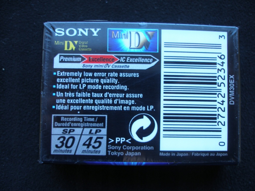 Купить SONY Mini DV 30 Excellence SP-30min/LP-45min W-WA: отзывы, фото, характеристики в интерне-магазине Aredi.ru