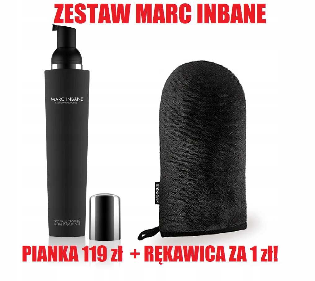 MARC INBANE PIANKA SAMOOPALAJĄCA 150ML + RĘKAWICA