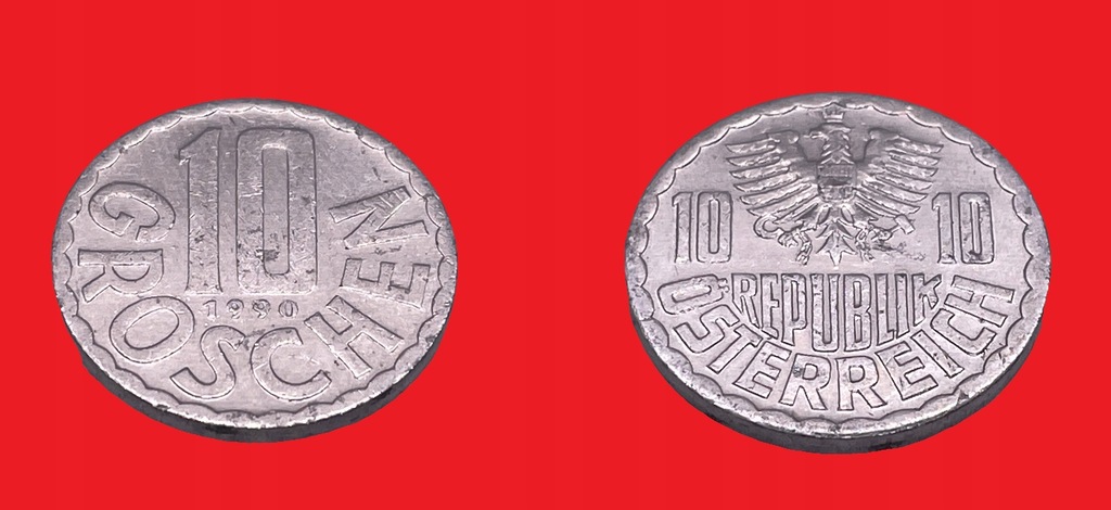 10 GROSCHEN 1990 AUSTRIA