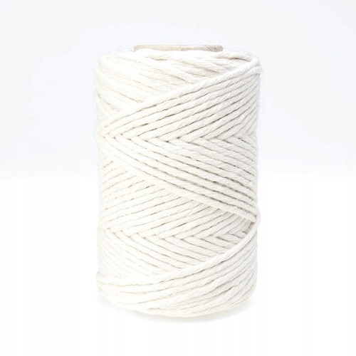 Sznurek nici wędliniarskie białe 30m bawełna