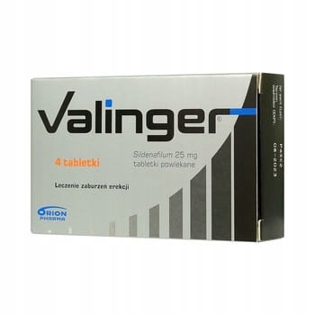 Valinger 25 mg (Syldenfil) 4 tab. powlekane