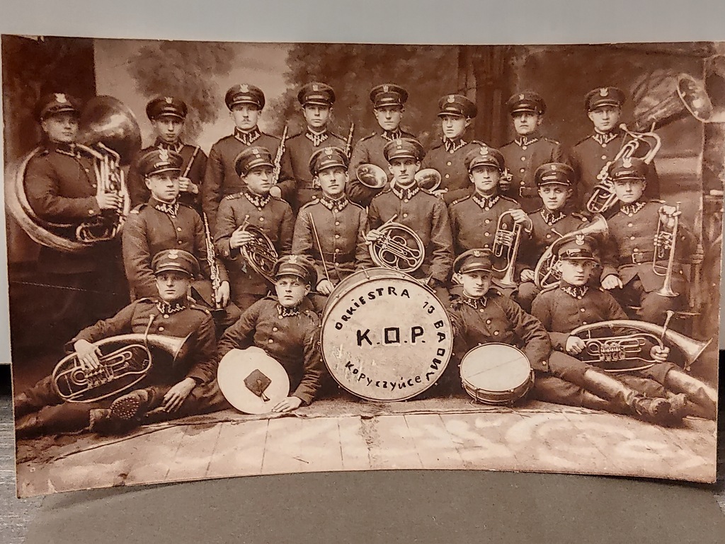 Zdjęcie żolnierzy 2RP K.O.P Kopyczyńce. Tablo