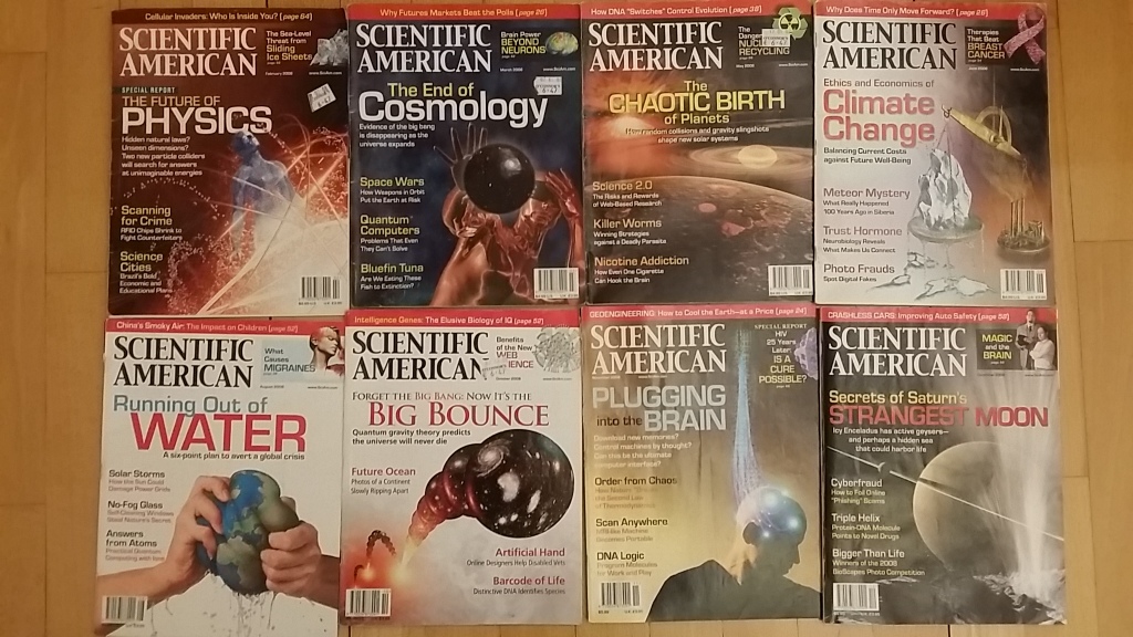 Scientific American - 2008 (8 numerów)