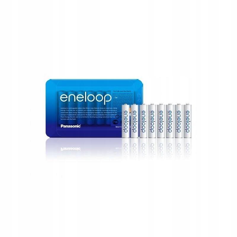 Panasonic Eneloop R03AAA 750mAh 8szt + pudełko