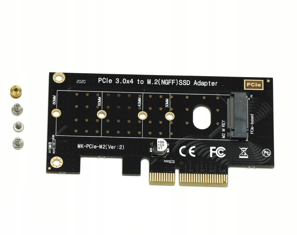 Купить SSD-адаптер M.2 NVME M2 PCIE Express X4/X8/X16: отзывы, фото, характеристики в интерне-магазине Aredi.ru