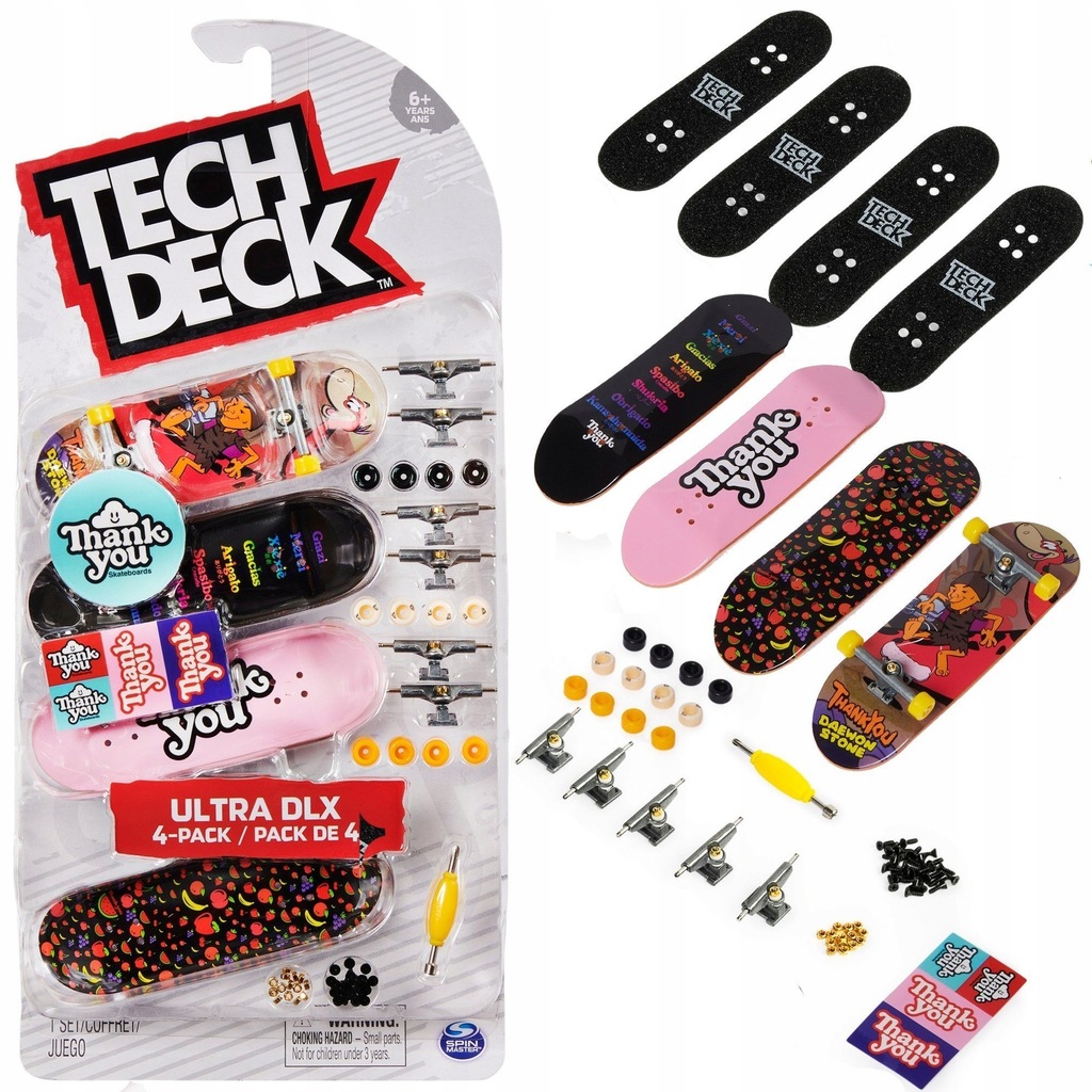 Купить НАБОР НАКОНЕЧНИКОВ TECH DECK 4 СПАСИБО: отзывы, фото, характеристики в интерне-магазине Aredi.ru