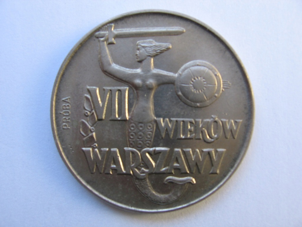 10 zł. VII Wieków Warszawy 1965 r . PRÓBA