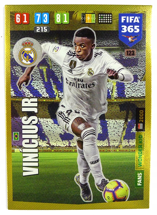karty PANINI FIFA365 2020 WONDER KID Vinicius 123
