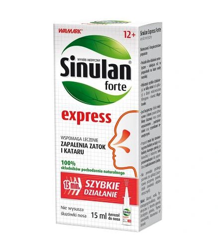 Sinulan Express Forte aerozol do nosa 15 ml