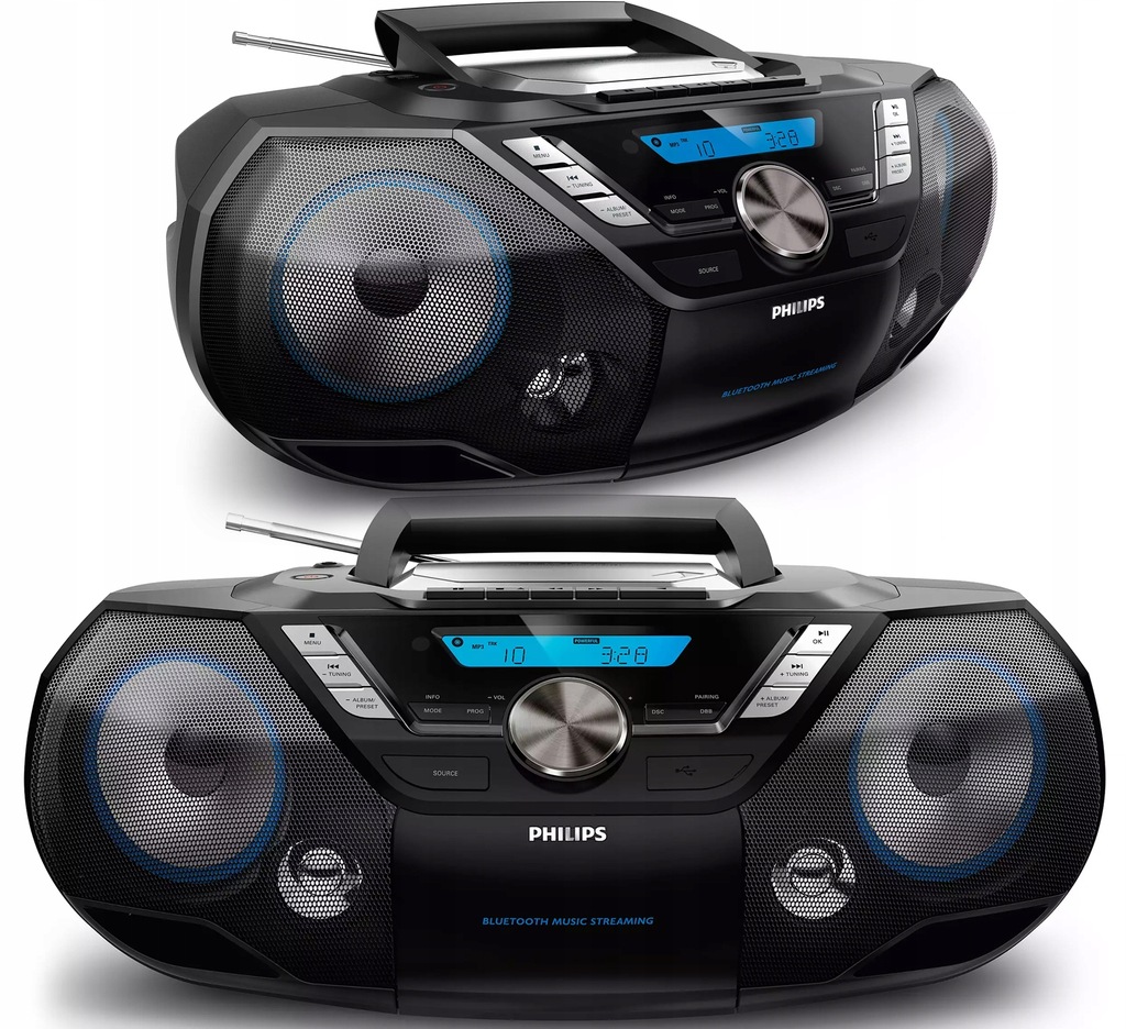 Philips AZB798T Magnetofon bumbox radio Bluetooth