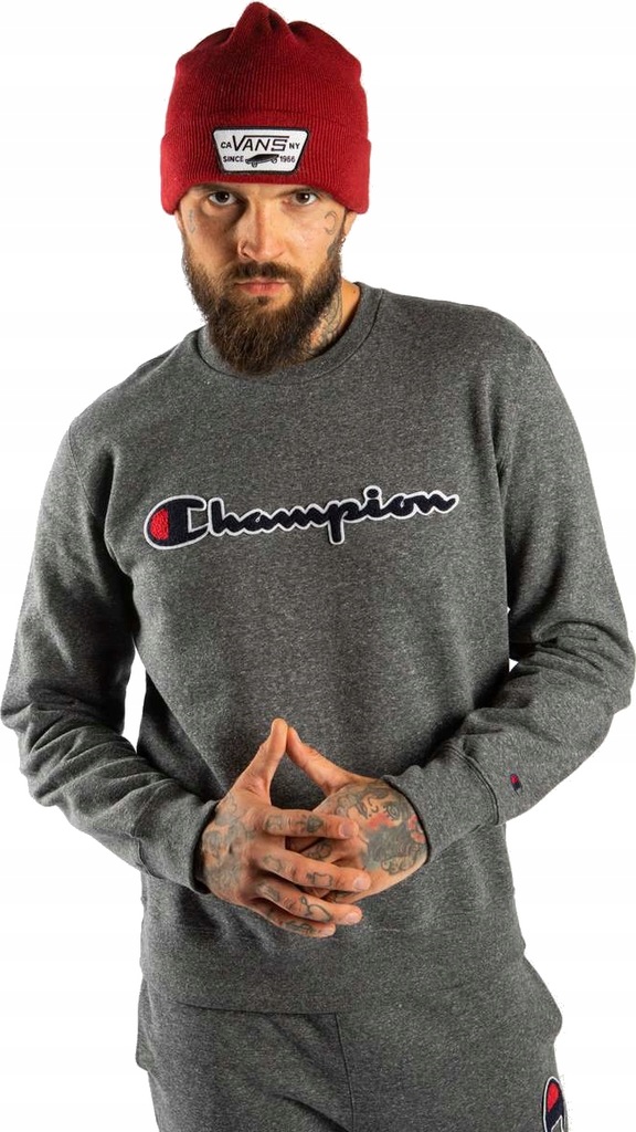 CHAMPION CREWNECK SWEATSHIRT EM51 (L) Męskie Bluza