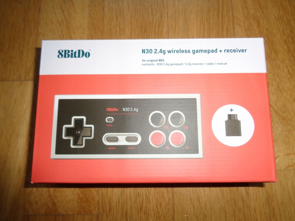 8bitdo N30 2.4 pad bezprzewodowy do konsoli NES