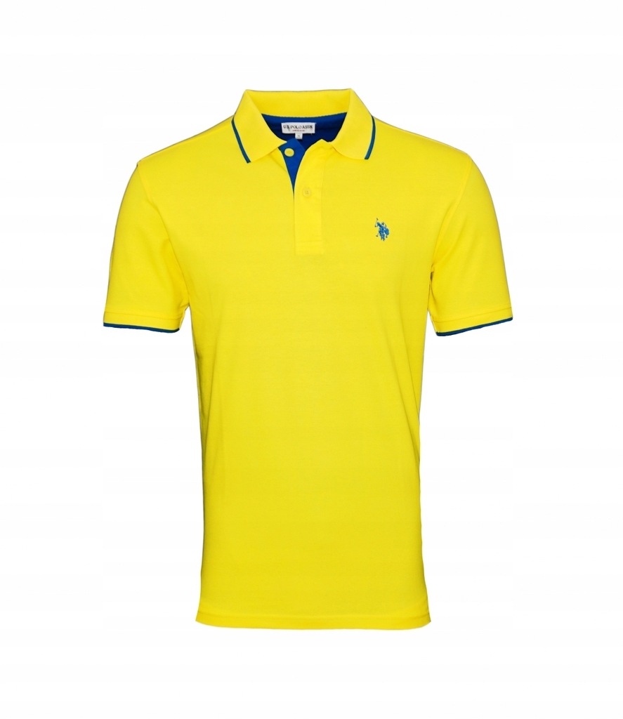 U.S. Polo Assn. Koszulka Męska Polo XL żółta